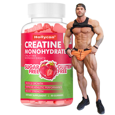 Chewable Creatine Infused Gummy para aumentar la energía Creatine Monohydrate Gummies