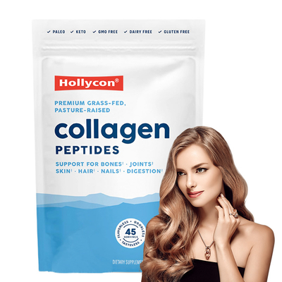 Peptídeos de colágeno OEM Suplemento de proteína para el apoyo óseo Peptídeos de colágeno Proteína en polvo