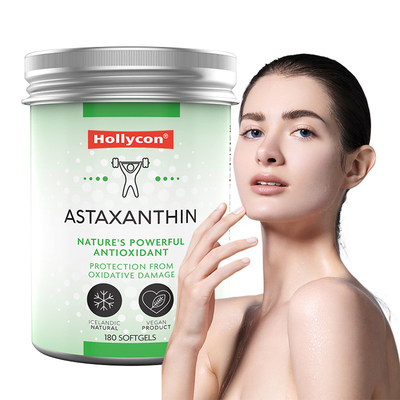 Geles suaves de astaxantina para la salud de la piel 12 mg.