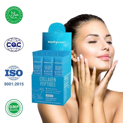 OEM Peptidos de colágeno en polvo Suplemento de colágeno hidrolizado para la piel, el cabello y las uñas