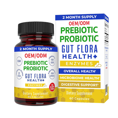Suplemento para la salud intestinal para el apoyo a la digestión Cápsulas para la salud intestinal
