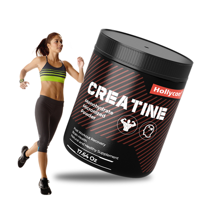 Creatina monohidrato en polvo micronizado 500 g para el crecimiento muscular y la recuperación