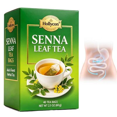OEM/ODM Senna Bolsas de té digestivo de hierbas naturales Cuidado del sistema digestivo Bolsas de té de bienestar de hierbas