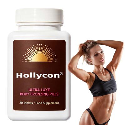 Comprimidos de bronceado OEM Brillo de aspecto natural sin el sol Suplemento para mejorar el bronceado