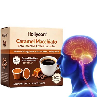 Fabricante Mellow Macchiato Cápsulas de café de dieta baja en azúcar adaptadas a la rutina dietética diaria