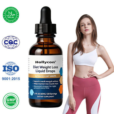 Apoyo nutricional Gotas orales con sabor personalizado en botella de 60 ml para el apoyo energético diario