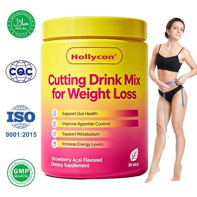 Berberine & Yerba Mate Herbal Drink Mix Powder para el cuidado intestinal suave Suplemento de bienestar intestinal con etiqueta privada