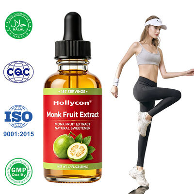 Extracto de fruta de monje libre de gluten Gotas líquidas con sabor natural de fruta suave y concentración personalizable