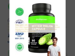 Melón Amargo 500 mg | 90 cápsulas vegetarianas, suplemento sin gluten y sin OGM, extracto de melón amargo, metabolismo natural de la glucosa, etiqueta privada de cápsula de Momordica Charantia, disponible OEM, precio de fábrica
